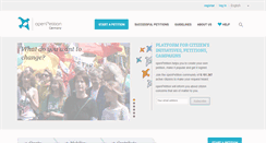 Desktop Screenshot of openpetition.de